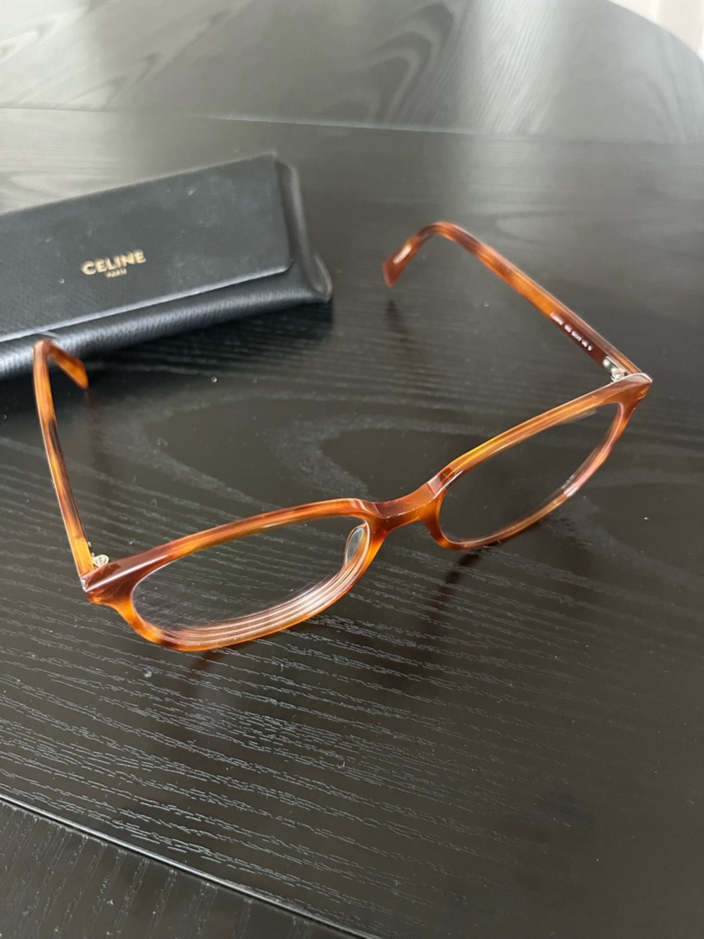 Celine amber brown Oversized glasses - Picture 3 of 6